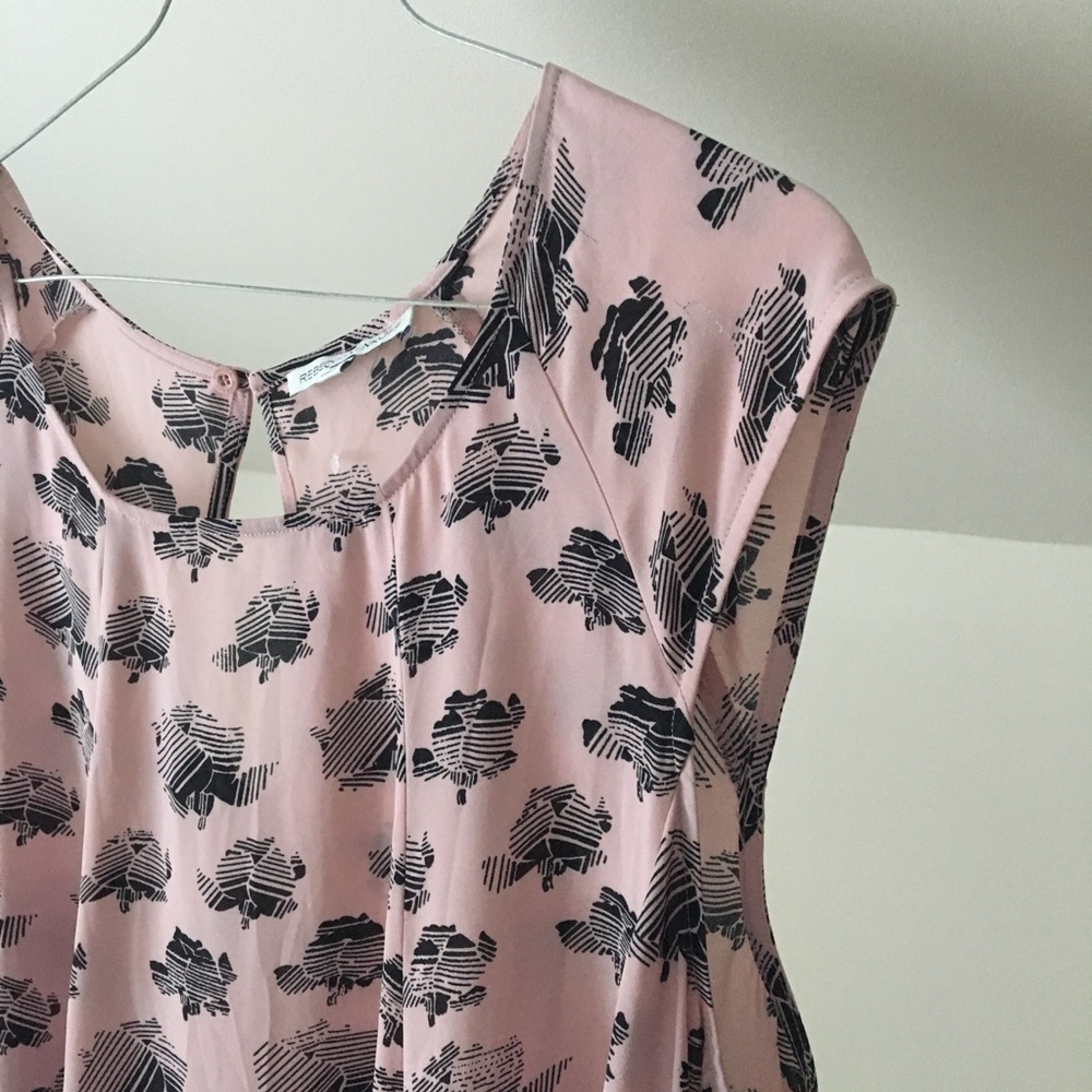 REBECCA MINKOFF Pink Print Sleeveless Swing Dress - Picture 5 of 8